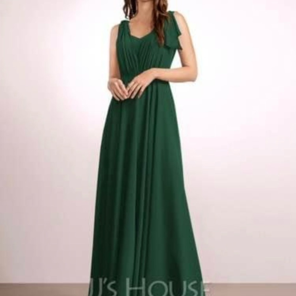 JJs House Green Women's Bridesmaid/Party/Formal/Holiday Dress